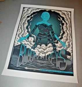 Black Keys St. Louis 2014 Jim Mazza Siebdruck Poster signiert 300 Scottrade - Bild 1 von 3