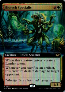 Biotech Specialist (Extended Art) R Edge of Eternities 347 FOIL Near Mint - Picture 1 of 1