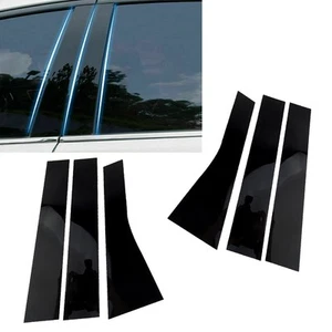 Fit for Jeep Grand Cherokee 2011-21 B Pillar Posts Door Window Trim Cover 6pcs - Imagen 1 de 6