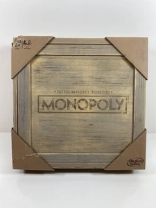 Juego de Mesa Madera Serie Madera Rústica Monopoly / Nuevo y Precintado - Imagen 1 de 8