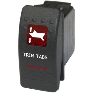 Interruptor basculante 750RM rojo momentáneo 12V TRIM LENGÜETAS fuera borda navegación marina - Imagen 1 de 1