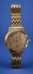 BiDen Quartz Golden Dragon Watch 3ATM Water..Needs Battery. - Picture 1 of 6