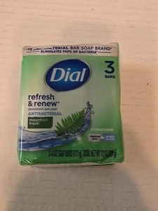 Dial Completee Mountain Fresh Antibacterial Soap 4oz. Bars, 3 Count - Picture 1 of 5