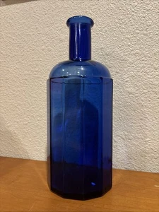 Antique Cathedral Bottle Cobalt Blue With Beautiful Imperfections Rare - Picture 1 of 17