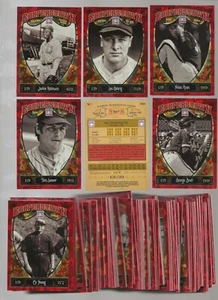 2013 Panini Cooperstown COMPLETE RED CRYSTAL SHARD SET #1-100#/299 GEHRIG - Picture 1 of 1