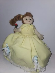 VintageAlma’s Design Beauty The Beast Belle Topsy Turvy Reversible Plush Doll - Picture 1 of 3