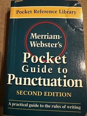 Merriam-Websters Pocket Guide to Punctuation (Pocket Reference Library) - Image 1 of 4
