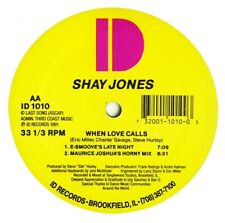 Shay Jones- When Love Calls Garage/Deep House 1991 ID-1010 Vinyl 12''