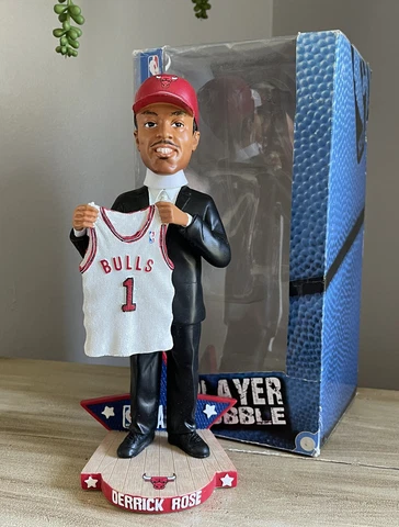DERRICK ROSE Chicago Bulls / Memphis Tigers 2008 NBA Draft Day Bobblehead NIB! Cover
