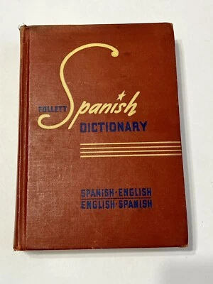 Follett Spanish-English Dictionary Emilio C. LeFort Hardcover Vintage 1947 - Image 1 of 4