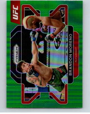 2022 Panini MMA Prizm Green Prizms #47 Brandon Moreno  V85166 - Image 1 of 2
