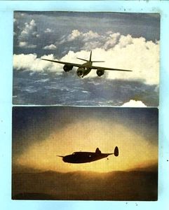 2 Vintage, WESCO, "Martin Marauder e Bomber al Tramonto"... - Foto 1 di 2