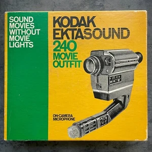 Vintage Kodak Ektasound 240 Movie Outfit On Camera Microphone with Original Box - Picture 1 of 13