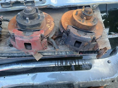 1969 Ford Torino GT Used Disk Brake Calipers with Brackets PAIR - Image 1 of 4