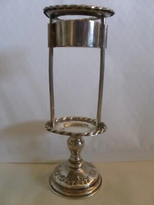 VINTAGE STERLINGSILBER HAVDALAH KERZENHALTER VON HAZORFIM ISRAEL -- 68 Gramm - Bild 1 von 12