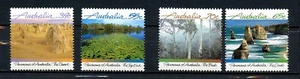 Australia MNH 1988  Panorama of Australia Landscapes 4 Values K433 - Picture 1 of 1