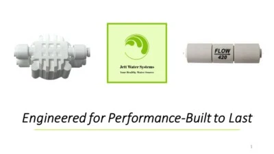 RO Auto Shutoff Valve (ASO valve) + Flow Restrictor (300-1200 cc/min) - Image 1 of 4