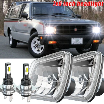 Par de faros de haz alto/bajo de 5x7''7x6" H6054 para camioneta Isuzu I-Mark Foto 1 de 4