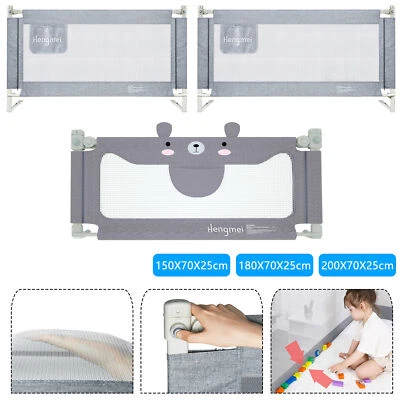 LARS360 Bettgitter Kinderbettgitter Kinderbett Gitter für Baby Kinder Höhenverstellbar