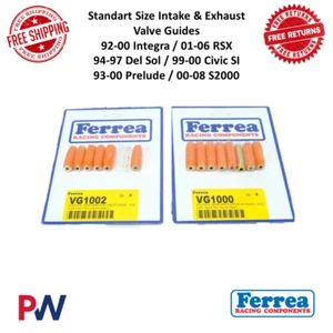 Ferrea Intake & Exhaust Valve Guides For Integra GSR, Del Sol, Civic SI, Prelude - Picture 1 of 10