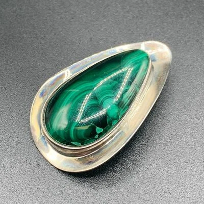 Colgante Malaquita Plata Esterlina DTR Jay King Desierto Rose Trade Verde Genuino  Foto 1 de 4