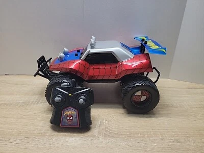 Jada Toys Marvel Spider-Man Buggy Remote Control Vehicle 1:14 Scale Tested - Image 1 of 4