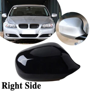 For BMW E81 E82 E90 E91 E92 E93 Facelifted Side Mirror Cap Cover Gloss Right New - Foto 1 di 6