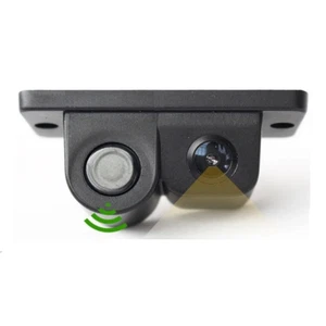 2 In 1 Black Parking Sensors Car Reverse Backup Rear Radar Camera Alert System - Picture 1 of 22