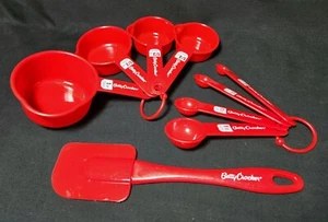 Espátulas de silicona Betty Crocker 4 tazas métricas y 4 cucharas medidoras  - Imagen 1 de 2