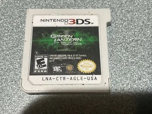 Green Lantern: Rise of the Manhunters Nintendo 3DS 2011 GAME ONLY TESTED FREE SH - Picture 1 of 2