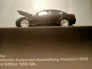 MEGA RARE KYOSHO 1/43 BMW 5 SERIES (E60) FRANKFURT 2003 SHOW SUPERB DETAIL NLA - Imagen 1 de 1