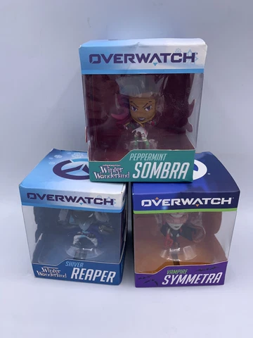 LOT OF 3~Blizzard Entertainment~Overwatch Vinyl Figures~Sombra, Reaper, Symmetra Cover