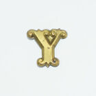 Original Brass Zouave-Style Letter "Y" Hat Insignia - Civil War Era