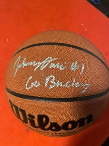 Johnny Davis Signed NCAA Composite Ball Wisconsin Badgers Washington Wizards - Picture 1 of 3