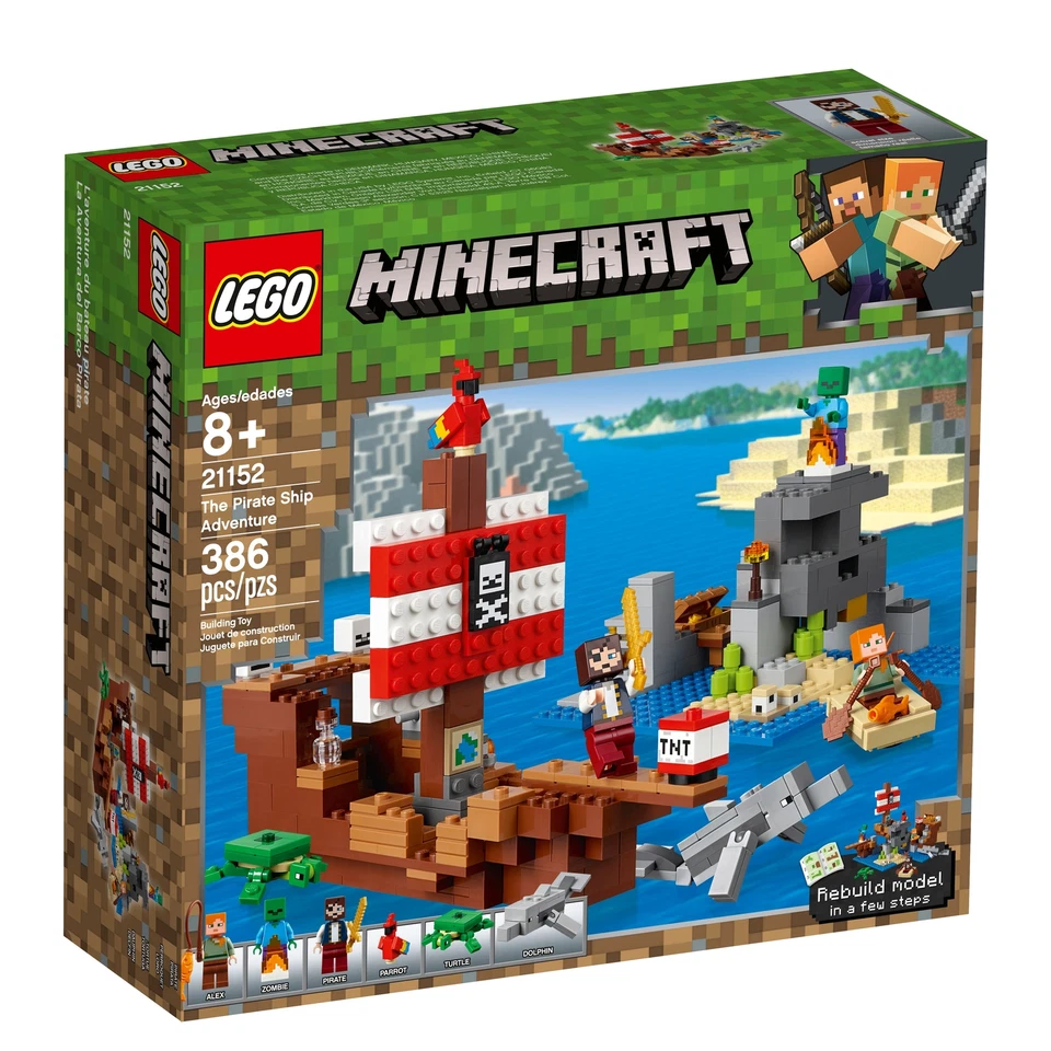 LEGO Minecraft: The Pirate Ship Adventure (21152)