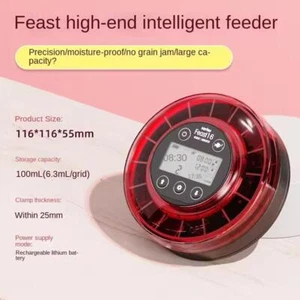 Petbank Automatic Fish Feeder For Aquarium - Auto Food Dispenser with U4 V1 N1M6 - Bild 1 von 10