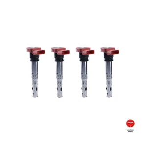 Vw Golf 6 GTI – 4 rote NGK Zündspulen U5014 - Bild 1 von 1