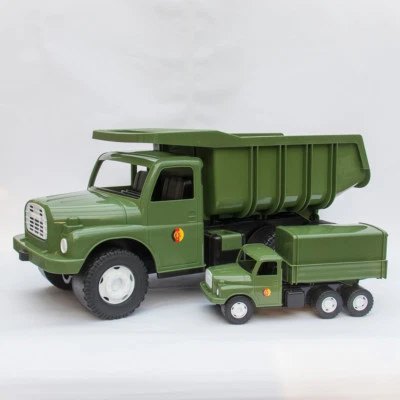  TATRA 148 Kipper Spielzeug-Set oliv NVA 72&30cm DDR Armee Retro Sandspielzeug - Bild 1 von 4