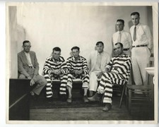 1933 ORIGINAL PHOTO LOUISIANA STATE PENITENTIARY KILLED FAMOUS CRIMINALS JAIL