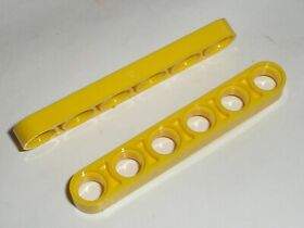 2 x LEGO Technic Yellow Liftarm ref 32063 / set 42028 42024 42121 42043 42082...