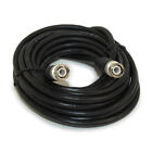 20ft BNC Plug RG59/Coax Cable  Male to Male  Nickel Plated