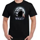 Cat What T-Shirt, Halloween Mens Witch Black Horror Murderous Funny Unisex Top