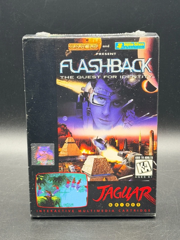 Flashback Quest for Identity Atari Jaguar 64 BIT Sealed W/ Hangtab Authentic - Image 1 of 4