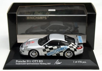 Porsche 911 GT3 RS 997 Anno 2007, Minichamps Spielwarenmesse 2007, 1:43, 576 Pz - Immagine 1 di 4