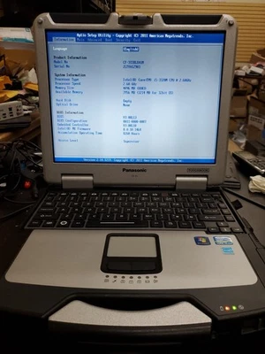 Panasonic Toughbook CF-31 MK3 (i5-3320M @ 2,6 GHz) 4 GB RAM DDR3 (8260 HORAS) Foto 1 de 4