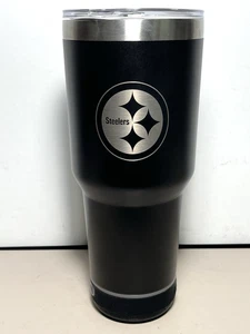 The Memory Company Bluetooth Speaker Tumbler Mug Pittsburgh Steelers 30oz - Picture 1 of 7