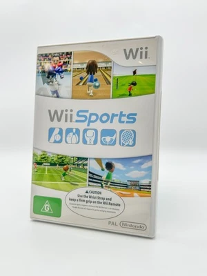 Wii Sports (Nintendo Wii, 2006) Complete with Case & Manual – PAL - Image 1 of 4