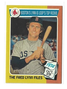 2024 Topps Heritage Fred Lynn Files FLF-9 Insert - Picture 1 of 2