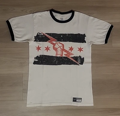 Camiseta RARA 2011 CM PUNK Mejor del Mundo Timbre WWE Auténtica Ropa De Colección Talla S Foto 1 de 4