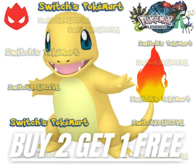 ✨ Pokemon Legends ZA Shiny Alpha CHARMANDER 6IV Hyper Trained 100% Legit🌟 - Image 1 of 4
